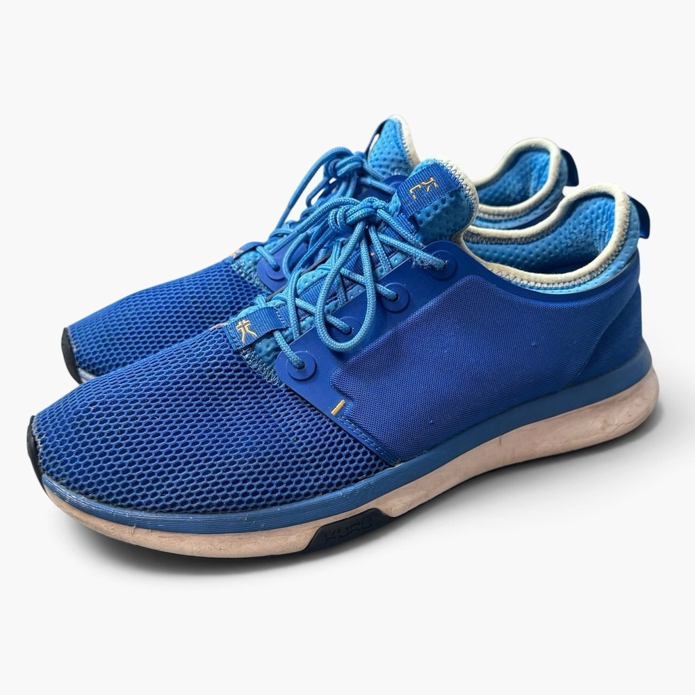 Kuru Atom Cloud CrossFit Running Sneaker Shoes Mens 12 M Lace Up Mesh Blue Gym